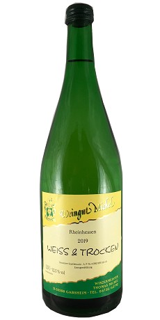 <br>Artikel-Nr.: 1<br>Weisswein trocken in der 1 Ltr Flasche<br>
